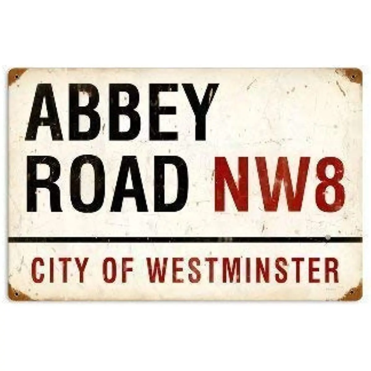 Nuovo Cartello In Metallo Cartello In Alluminio Abbey Road Street Signs Cartello Vintage Per Esterni E Interni