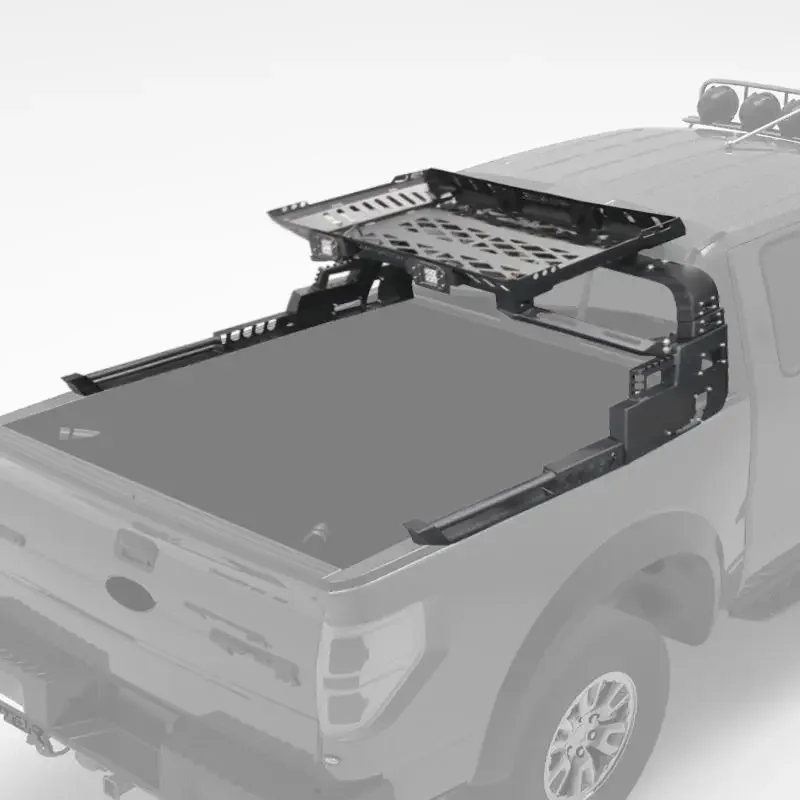 

Runde New anti-rolling Pickup Truck Universal Gantry Stainless Steel Anti-Rolling Rack For Hilux Ranger BT50 F150