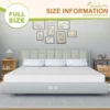 5 Inch Queen Mattress, Gel Memory Foam Queen Size Mattress, Pressure Relieving, Cooling Gel Foam, Queen Mattress in a Box, White 2