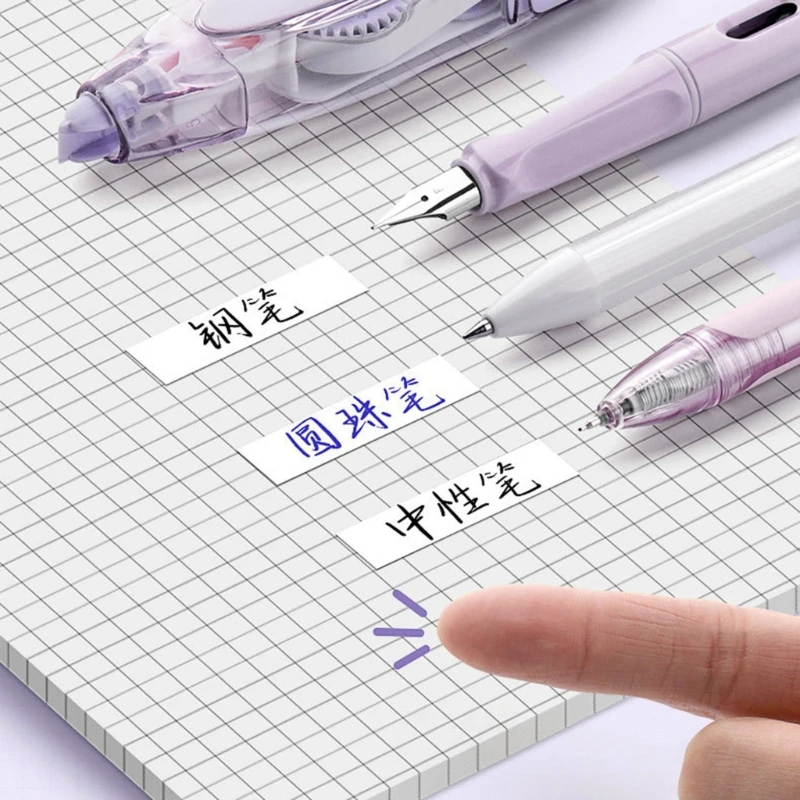 White Out Pen 3Pcs Liner Correction White Out Pen Easy To Use  Tear-Resistant Tape Correction Writing Tape Eraser Office Or - AliExpress