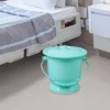 Chamber Pot with Lid Bedpan Spittoon with Lid Cover Portable Bedroom Night Pot Urine Bucket Mini Toilets For Baby Elderly 4