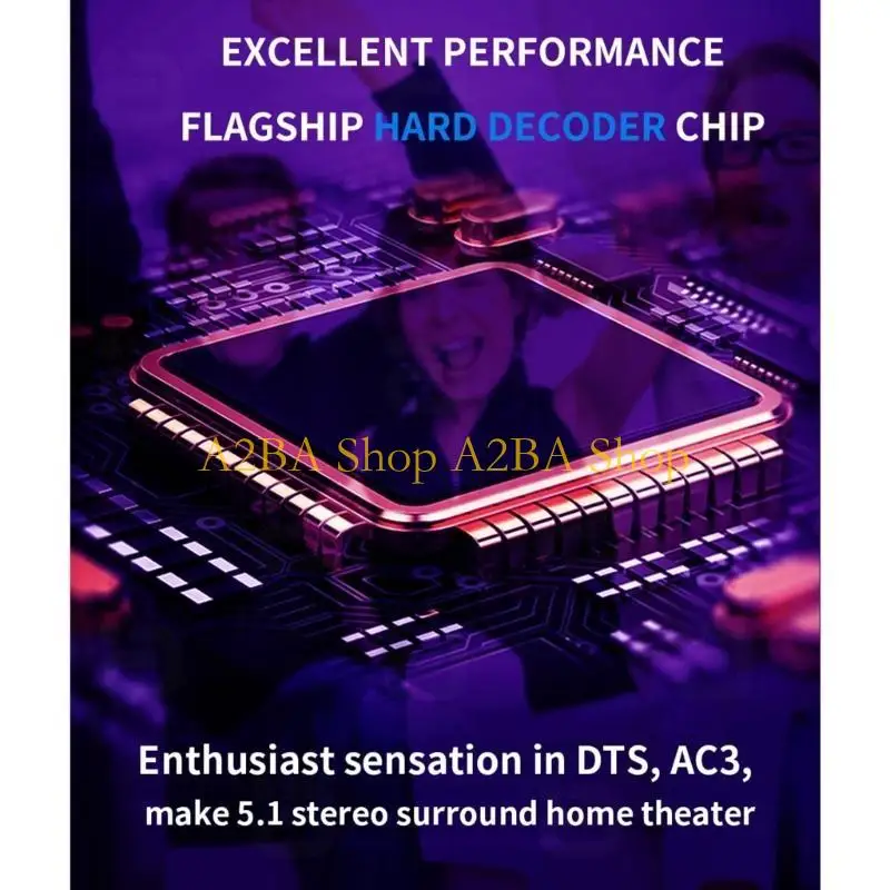 A2BA HD920PRO 5.1CH 광섬유 동축 오디오 디코더 변환기 HDMI2.0 AC3 호환 5.0 수신기 4K-ARC 변환기