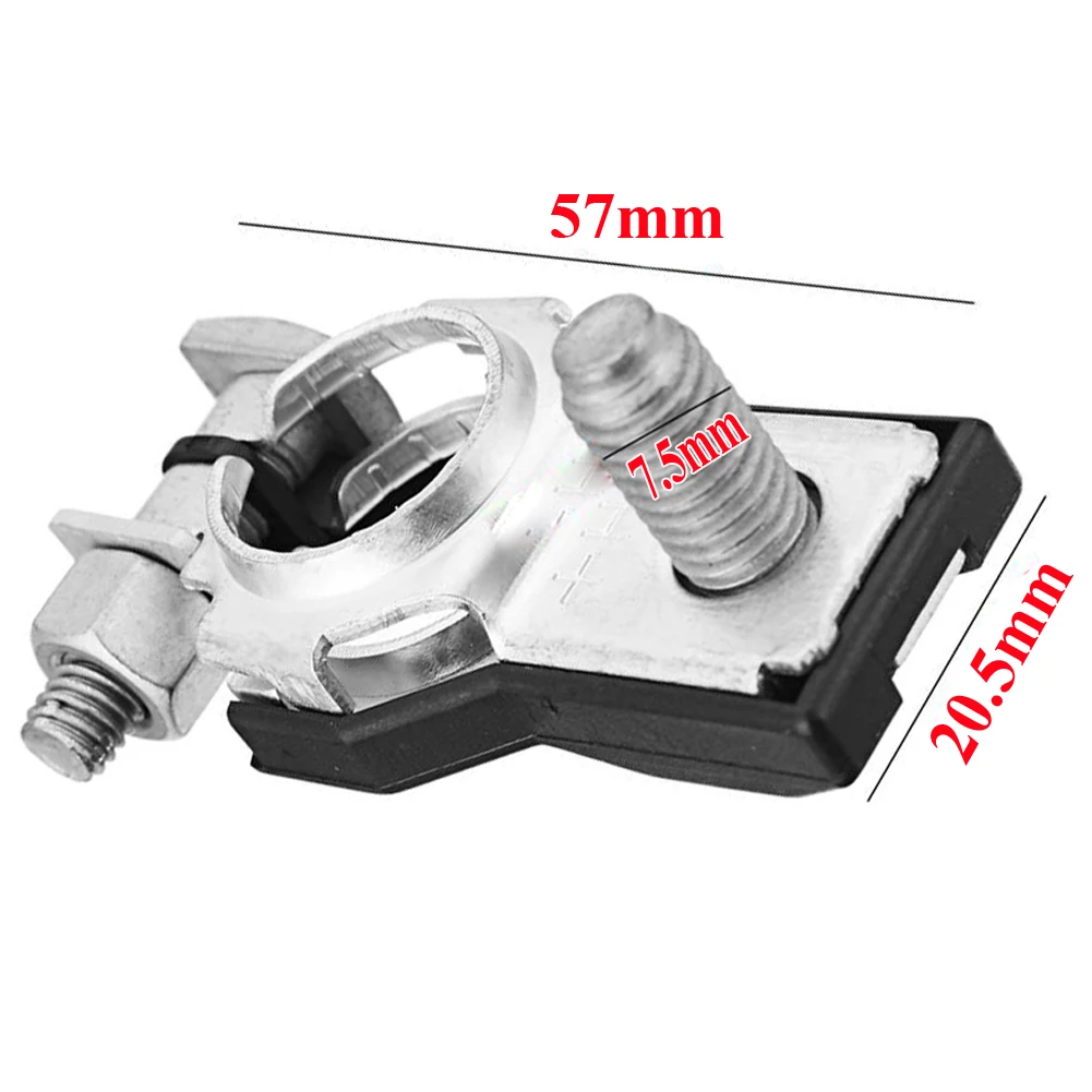 Car battery pile head suitable for Infiniti battery positive and negative terminal connections