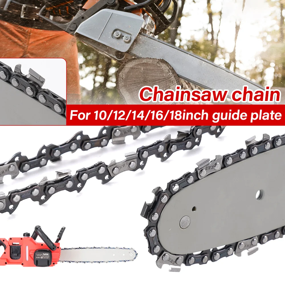 chainsaw chain 10/12/14/16/18/20-inch 325 Pitch 058 Gauge 47/50/62/64/76 Drive Link for Many Model Chainsaws