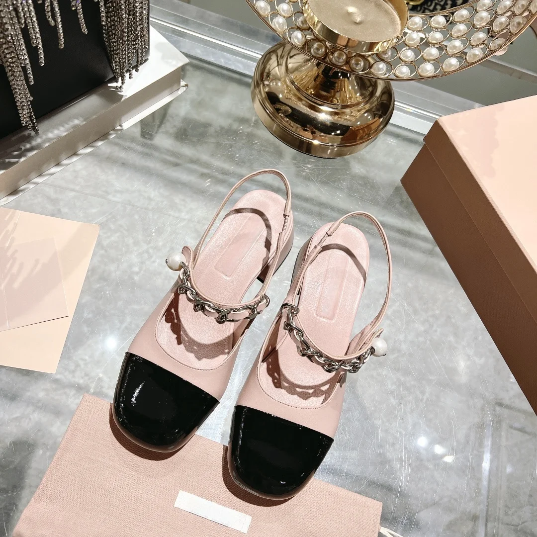 

Весна 2023, новинка, Туфли Мэри Джейн, двухцветные сращивающиеся, удобные на ноге, темпераментные модные женские туфли.