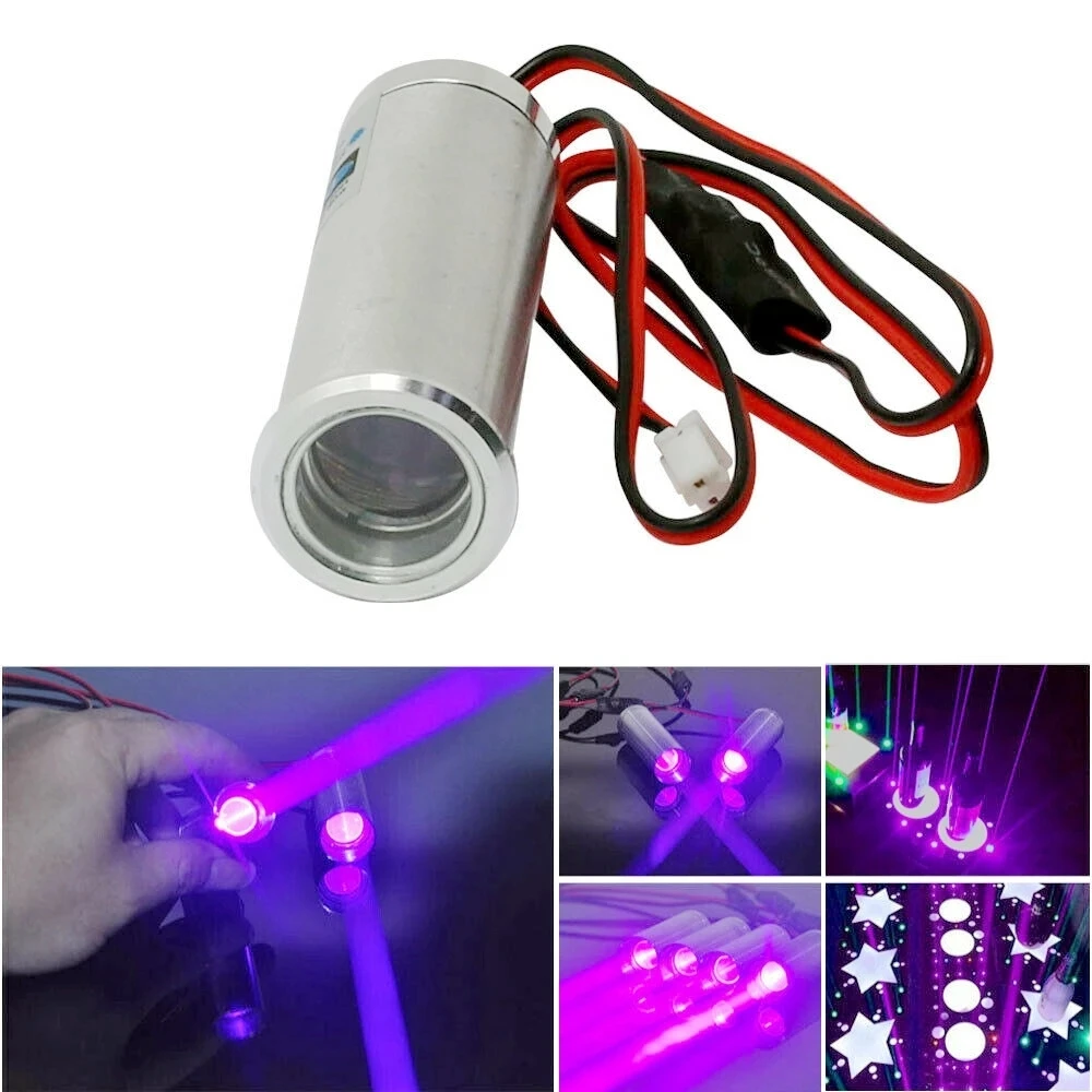 Bar Decoration Lights 405nm 250mW Violet Blue Laser Diode Module Coarse Beam for KTV Led Lights DJ Laser Stage Lighting