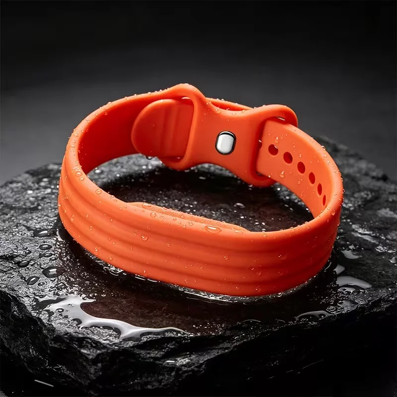 Sporty Silicone Loop Watch Strap – Breathable Rubber Bracelet Wristband Replacement Accessory