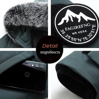 Veste à capuche coupe-vent en duvet de canard blanc chaud pour hommes, pardessus homme, parkas multi-poches, automne, hiver, 2023 6