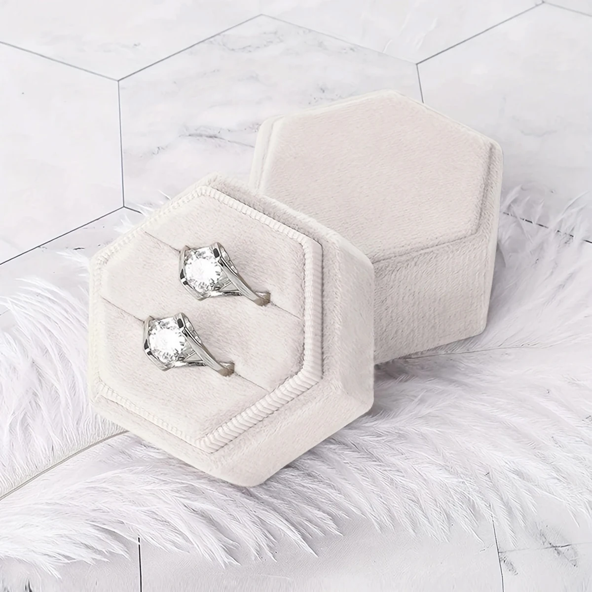 Ring Box colorful Jewelry Display for Wedding