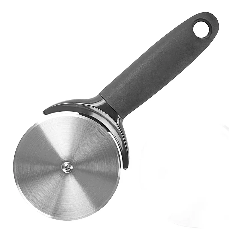 Stainless Steel Pizza Cutter Pastry Roller Cutter Pizza Cookie Cake Roller Wheel Protect Cover Bakeware Kitchen Accessories