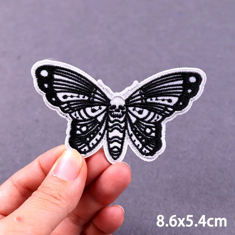 Pizza Skull Patch Heart Flame Iron On Patch Per Abbigliamento Toppe Termoadesive Applique Strisce Per Cucire Giacca Decorare Forniture