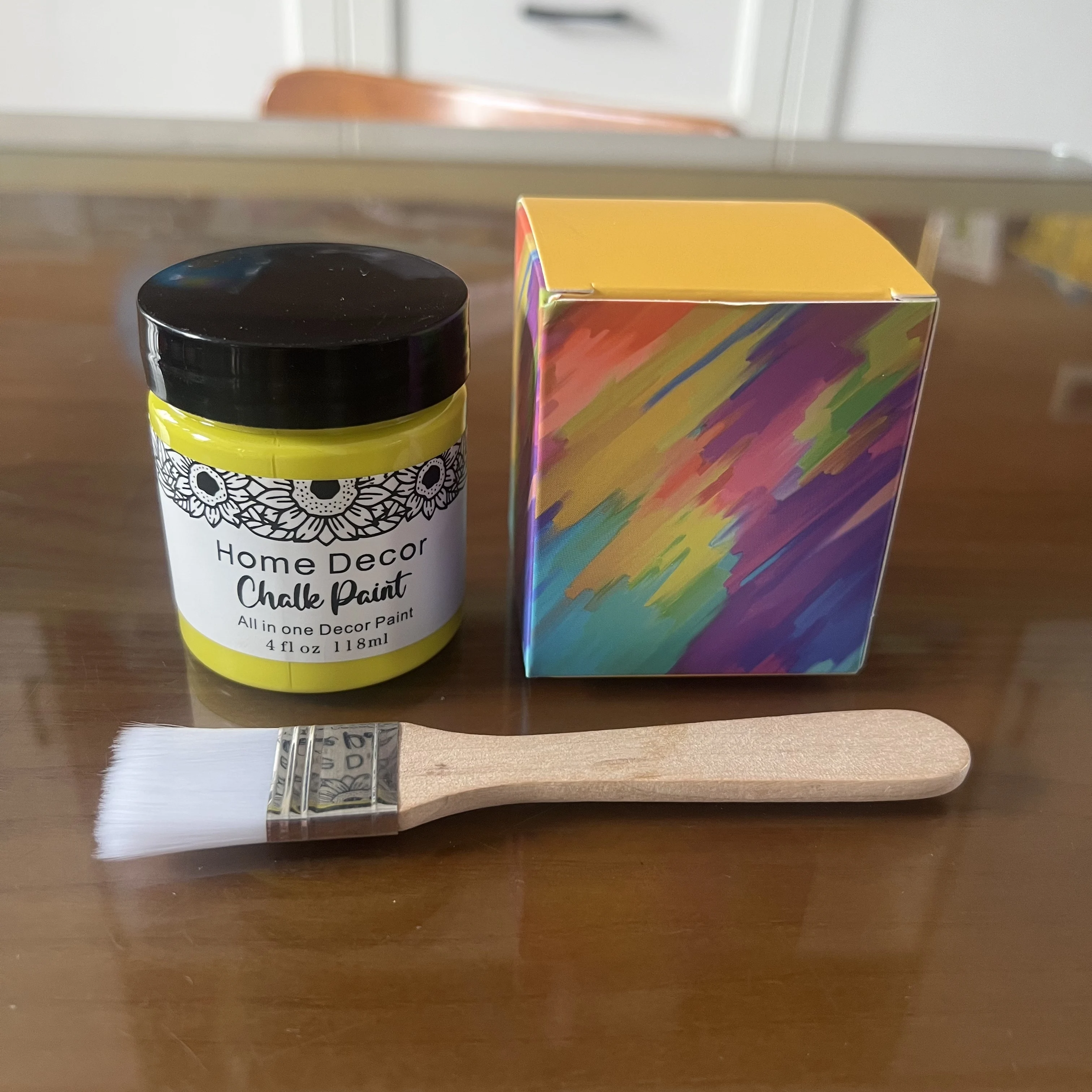 15 צבעים עיצוב הבית גיר צבע, צבע רהיטים גימור מט אולטרה מאט אקריליק, עיצוב בית בעצמך, צבע קיר, צבע רצפה