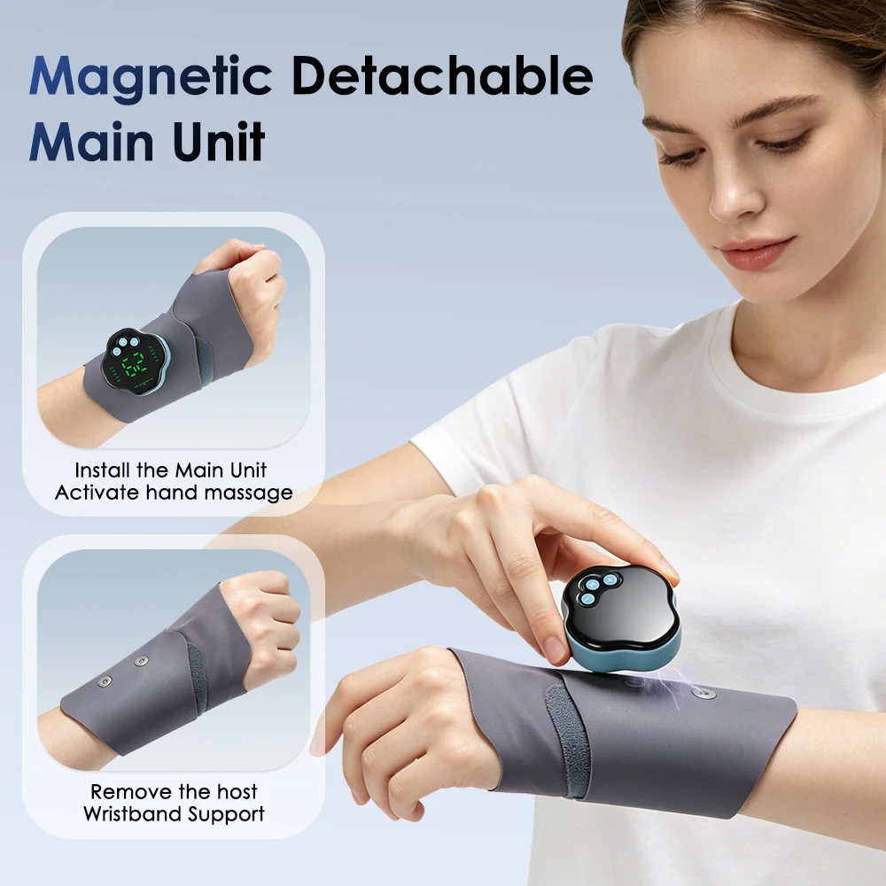 Massaggiatore Elettrico per Mani con Microcorrente EMS - immagine 5