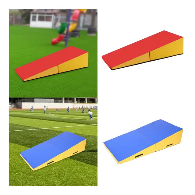 Gym Tumbling Mat Tumbling Skill Shape Cheese Wedge for Dance Sports Yoga 4