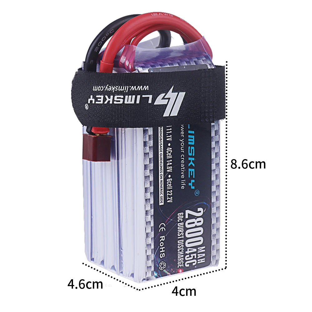 Batterie Drone LiPo 11.1V 1500-5200mAh T/XT60