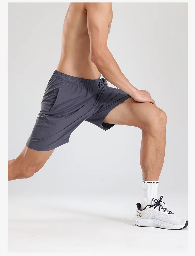 Thin outer wear quick-drying basketball pants five-point leisure exercise running shorts men clothing