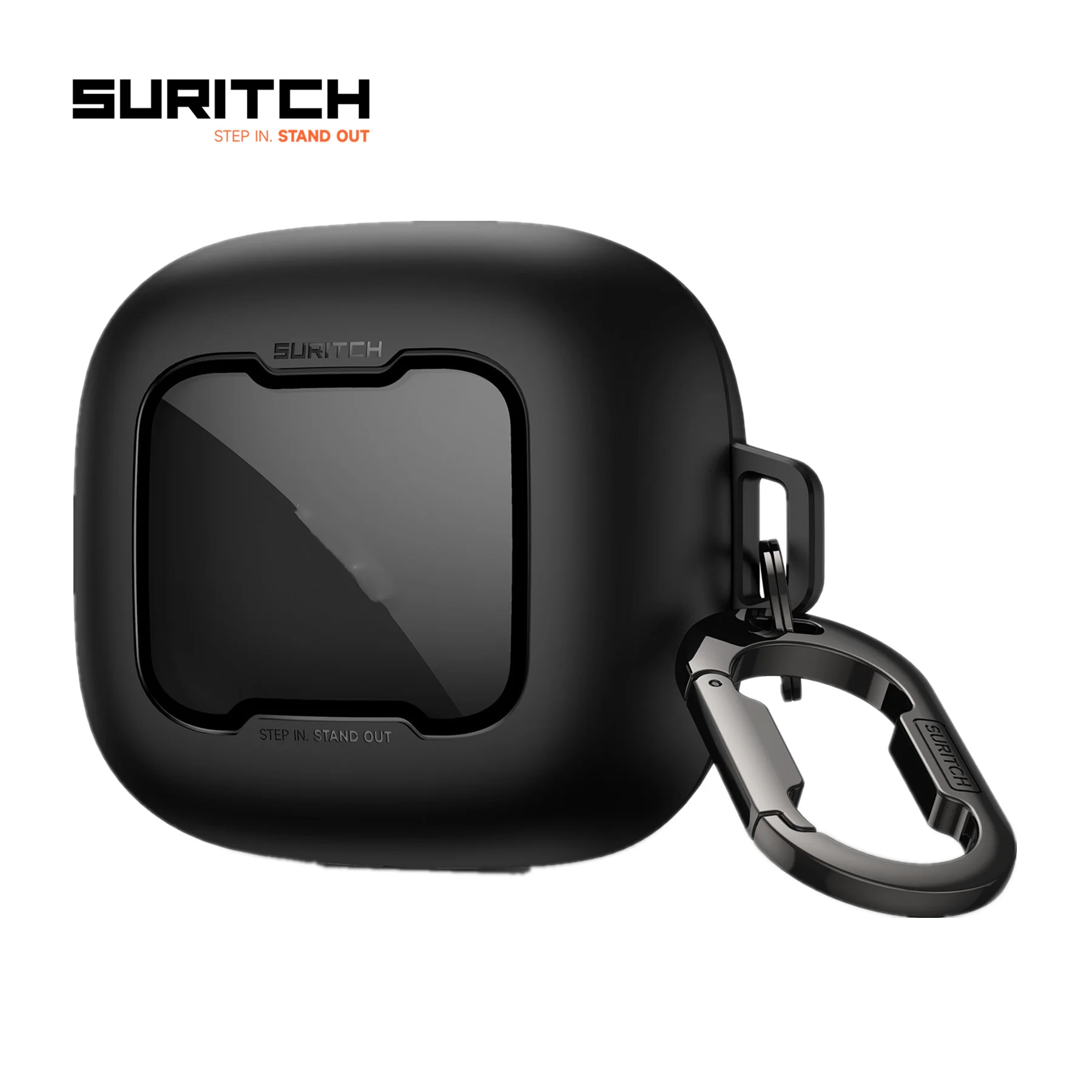 Magnetic Locking Shockproof Protective Case with Carabiner & Keyring