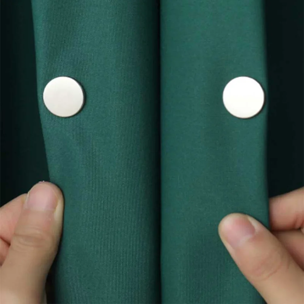 Magnet Snaps Lightproof Curtain Fastener Magnetic Fixed Adsorption Buckle DIY Sewing Button Curtain Accessories