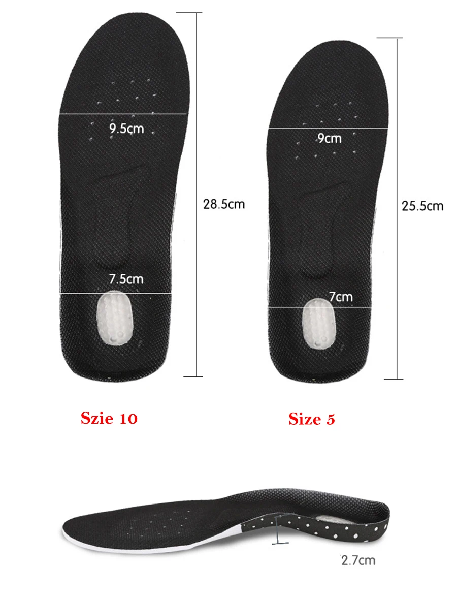 Shoe Insoles Coconut Beard Unisex Orthotic Arch Support Sport Running Gel Insoles Insert Cushion Men Women
