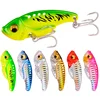 6pcs Metal VIB 3g 7g10g 15g Fishing Lure Mini Vibration Spoon Spinner Crankbait Bass Artificial Hard Bait Cicada Fishing Tackle 1
