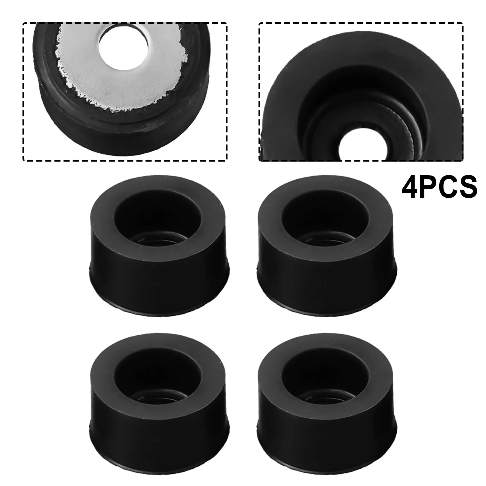 4x Rubber Buffers Compatible With For TS410 TS420 TS510 TS700 TS760 For TS800 Cut Off Saws Essential Replacement Parts