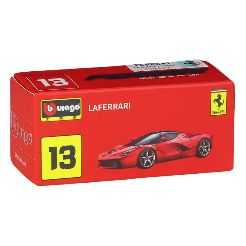 Bburago 1:64 Italian Ferrari Series Die-Cast Sport Car - Deluxe Edition with Paper Box Packaging