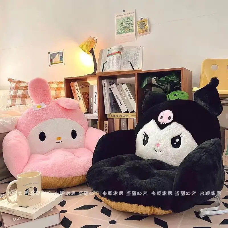 

Kawaii Kuromis Melodys Plush Cushion Anime Cartoon Pochaccos Office Dormitory Girl Room Decoration Floor Non-slip Chair Cushion