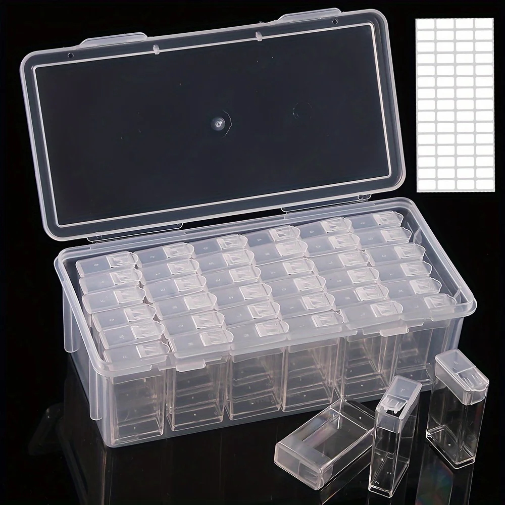 5D DIY Art Storage Container Nnail Jewelry Accessory Packaging Box Diamond Painting Storage Box Mosaic Packaging storage box diamond painting storage box