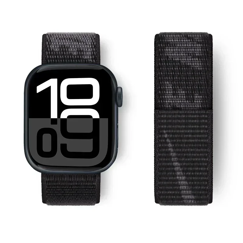 Nylon Sport Loop Strap for Apple Watch - Breathable and Comfortable iWatch Bracelet