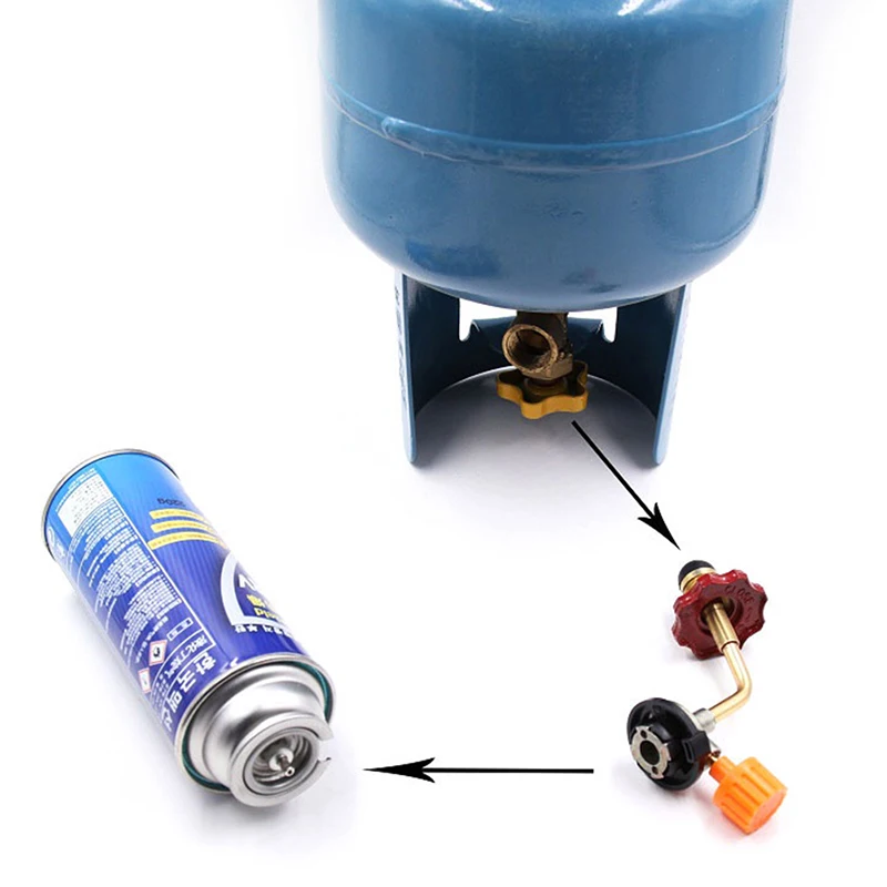 Hohe Qualität Butan Gas Zylinder Kraftstoff Tank Füllstoff Stecker Adapter Ventil Sicher Schalt Lade Aufblasbare Ventil Multi-werkzeug – Detail 8
