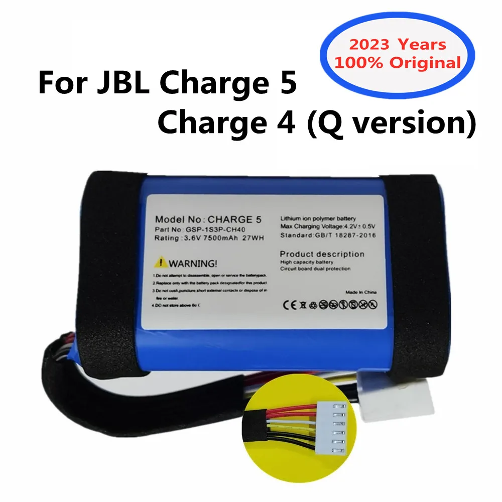 

GSP-1S3P-CH40 Оригинальная батарея для JBL Charge 5 / Charge 4 (версия Q) Bluetooth Беспроводная батарея для динамика