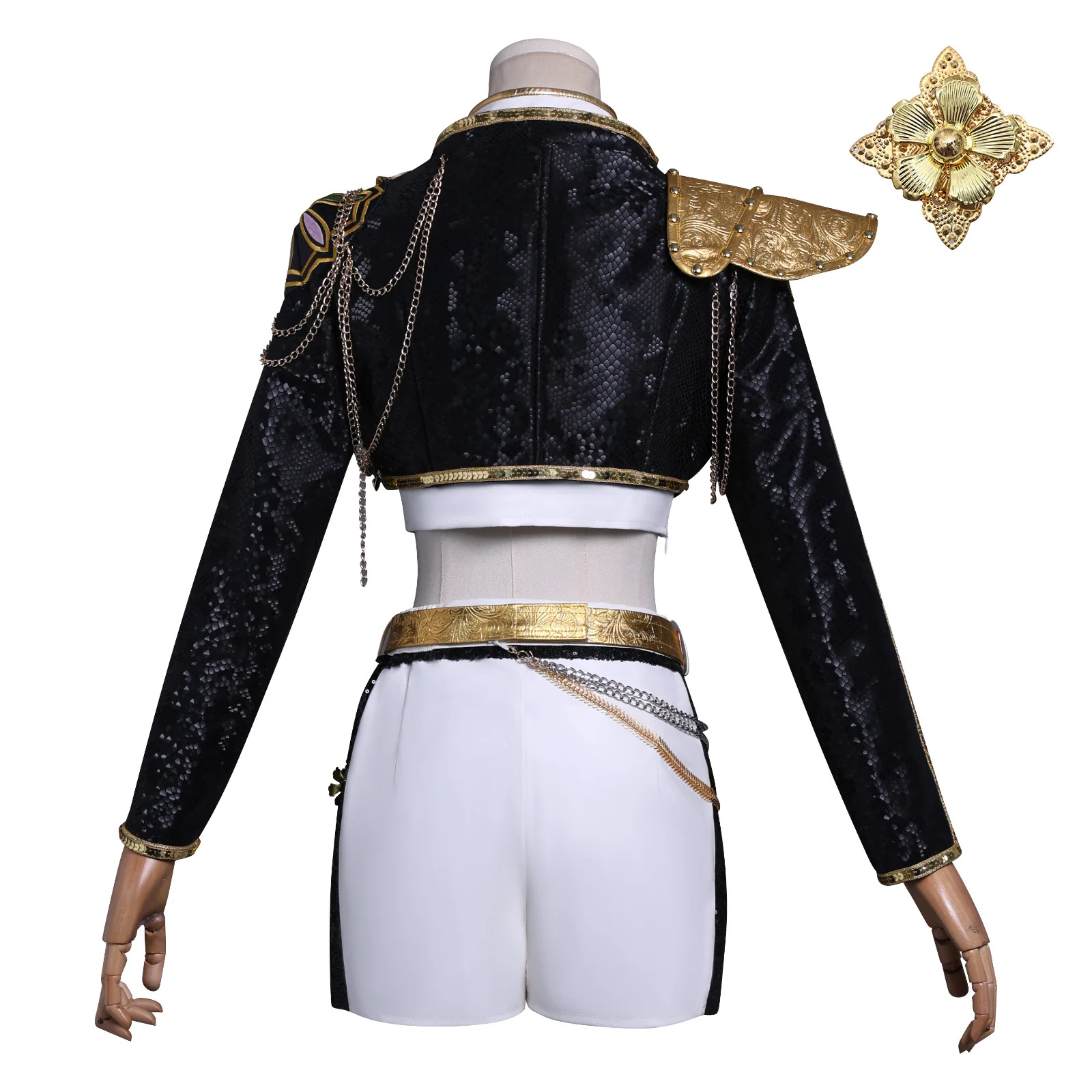 Rumi Costume Cosplay Anime KPop Rum Costume Parrucca Donna Ragazza Uniforme Natale Halloween Adulto Festa per bambini Invia urgente - immagine 3
