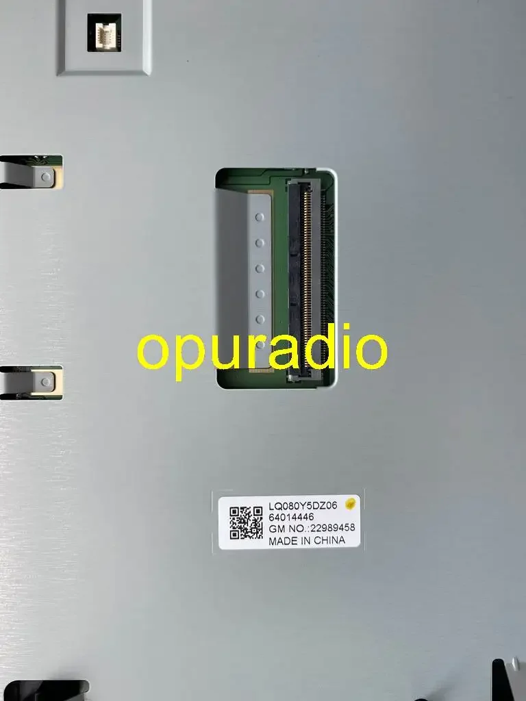 Display LCD originale da 8 pollici LQ080Y5DZ10 LQ080Y5DZ06 schermo per Opel Astra K Car DVD navigazione GPS auto - immagine 3