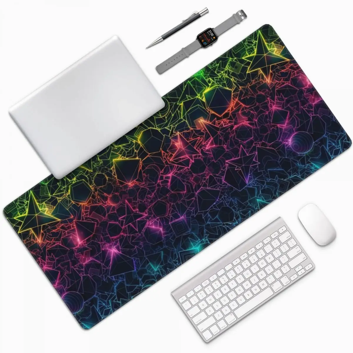 AbstractPatternsDeskPadAccessoriesOfficeGamingsMousesPadsSetupGamingMatPadding