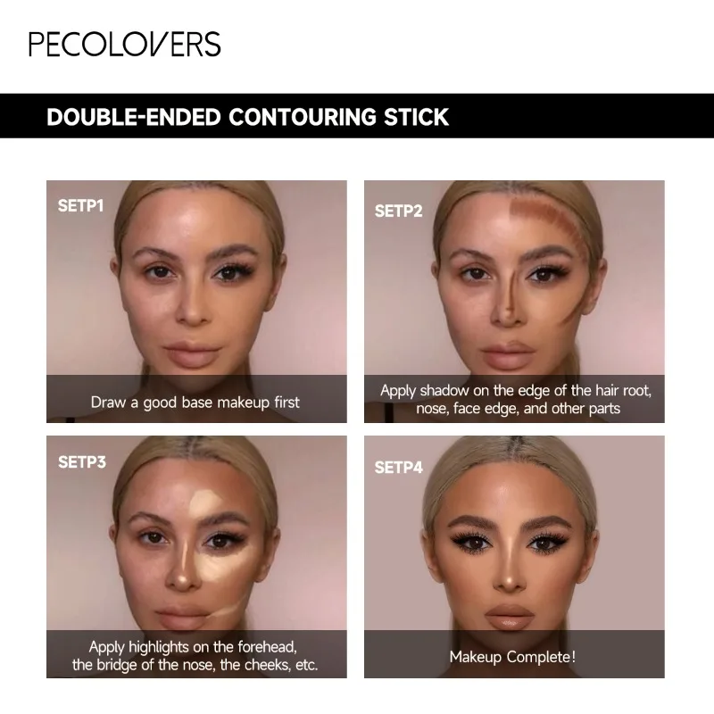Double-ended Concealer Stick Facial Makeup Lightweight
