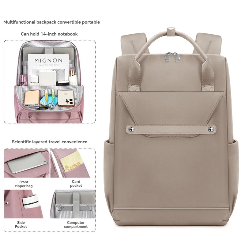New minimalist Korean style high school student leisure college student large space storage backpack backpack for daily travel 1