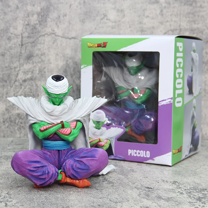 

16.5cm Anime Dragon Ball Piccolo Action Figure Sitting Posture Piccolo Figurine PVC Model GK Statue Collection Doll Toys Gifts