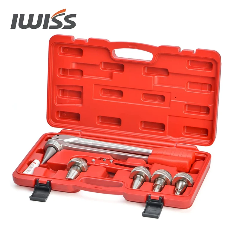 IWISS IWS-F1960MC PEX-a Expansion Tool with PEX Pipe Cutter Expandder Heads for Expanding Uponor ProPex Type Expansion Rings