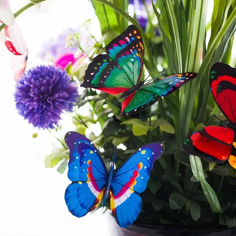 Magic Props Toys Magic Flying Butterflies Wind Up Toy Bookmark Greeting Card