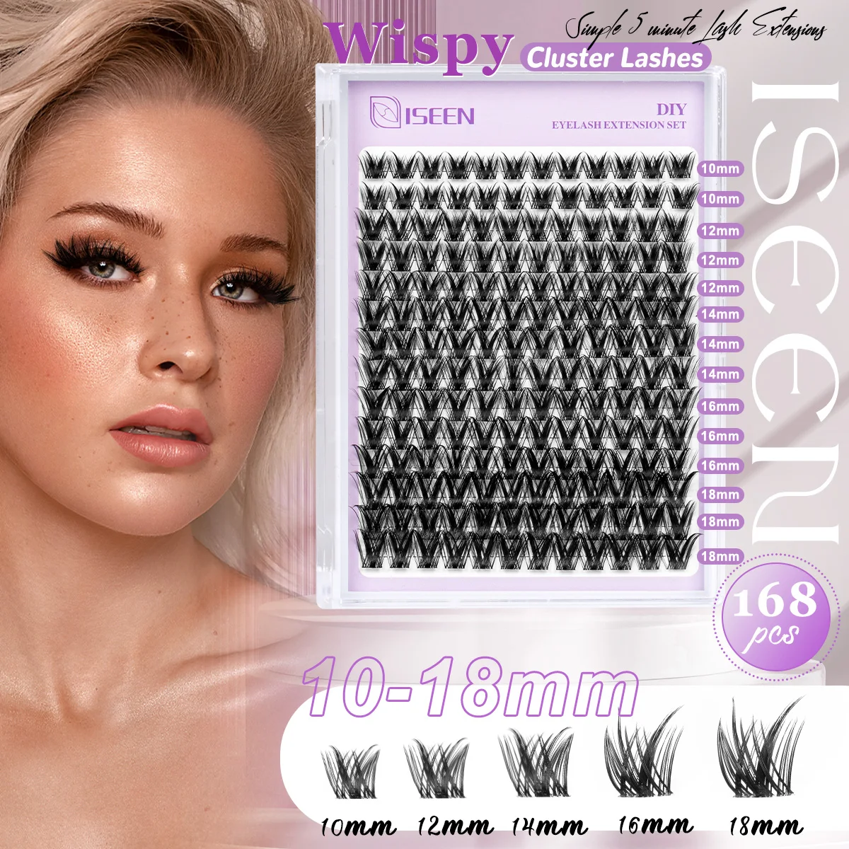 Natural DIY Lash Extension Kit Individual Lashes Mix Length