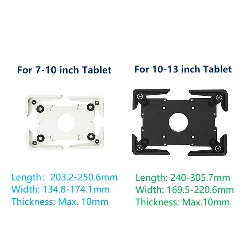 Wall Mount Suporte Tablet Gabinete Ipad Android Pendurado Desktop Stand 713 Ajustável - Imagem 5