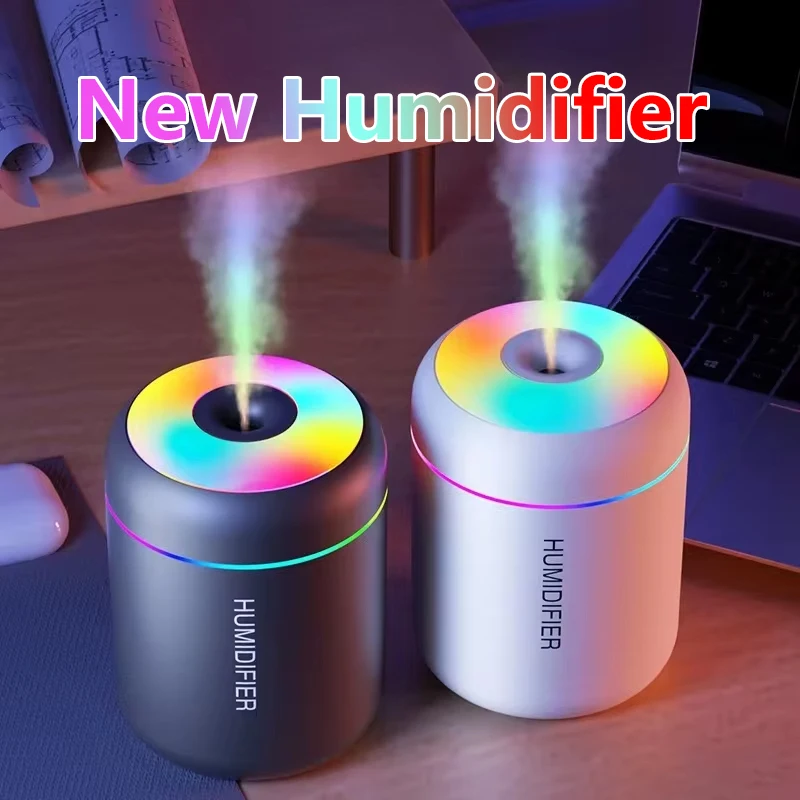 180ML Car Mini Air Humidifier USB Electric Aroma Diffuser Essential Oil Purifier Aromatherapy Mist Maker Lights For Car Home air humidifier air purifier