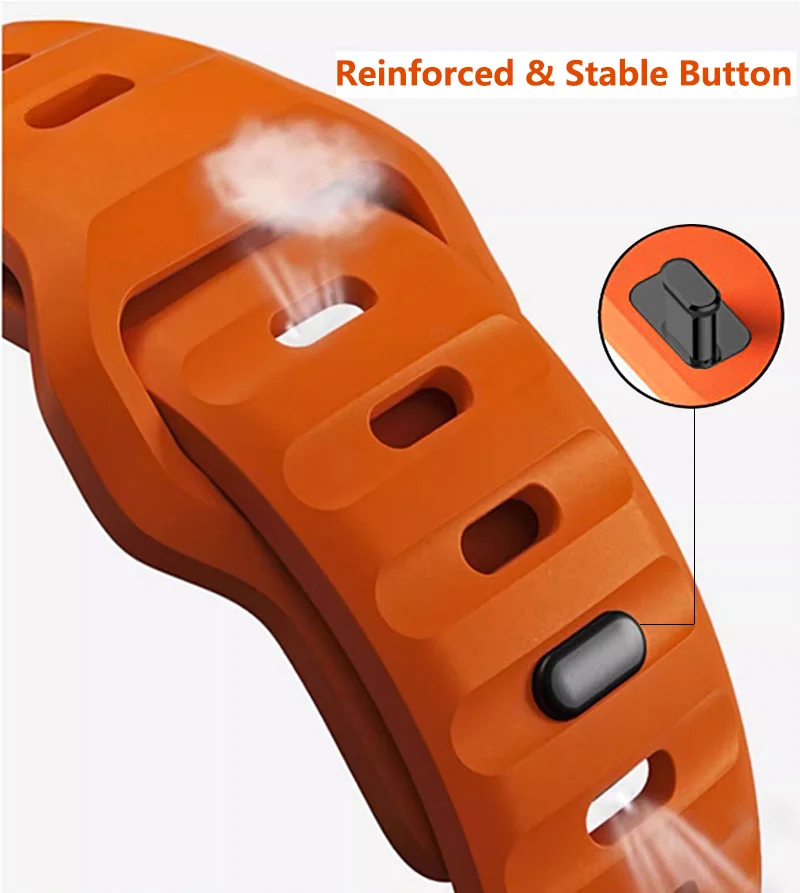 Sports Breathable Silicone Band For Apple Watch