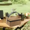 Compact Storage Bag for Tea Set and Coffee Maker for Travel and Camping 2