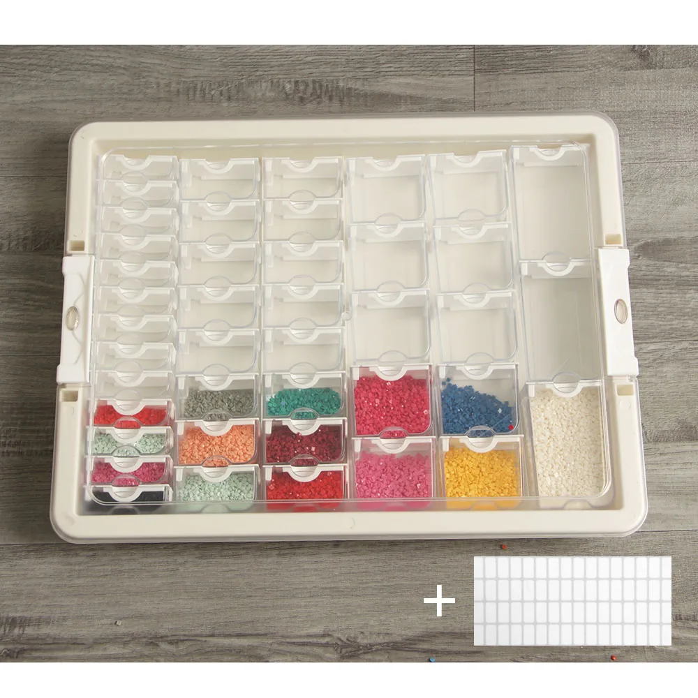 42/50/78 Grids Box Elizabeth Ward Bead Storage Portable Container Transparent Diamond Painting