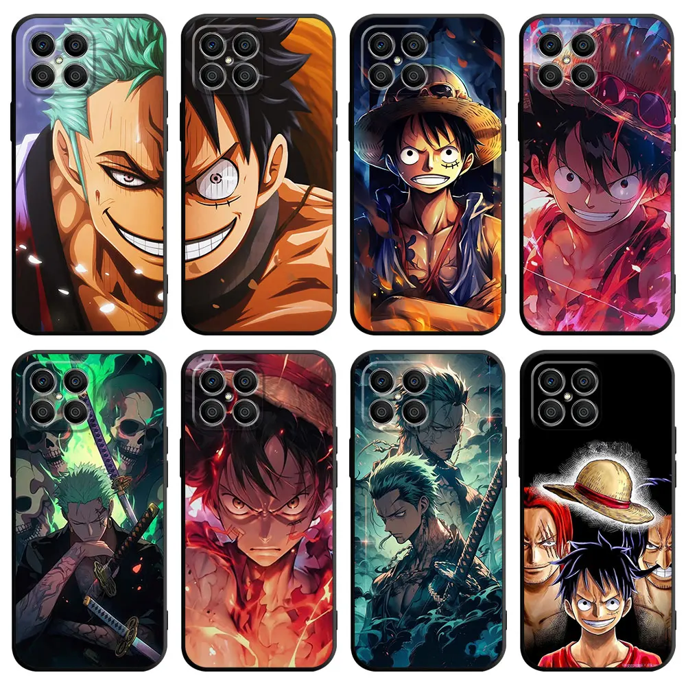 Custodia Per Huawei Honor X8 5G 8X X8A X9A X7 90 70 50 20 X6A P60 Pro P30 Lite P Smart Z Cover Morbida Per Telefono Rufy One Pieces Anime Sac