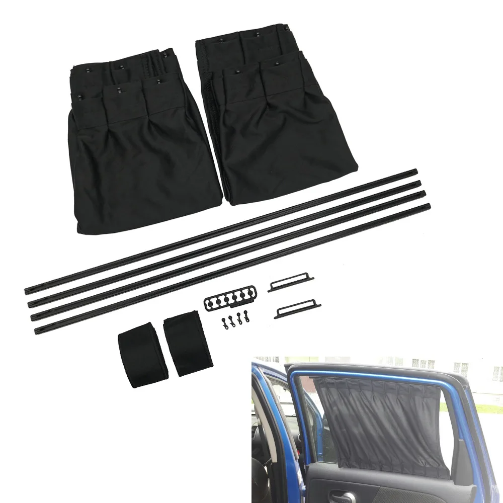 thumbnail image 1 of Kit de accesorios de protección UV para ventana lateral de parasol de coche, plegable y automático, 1 of 4