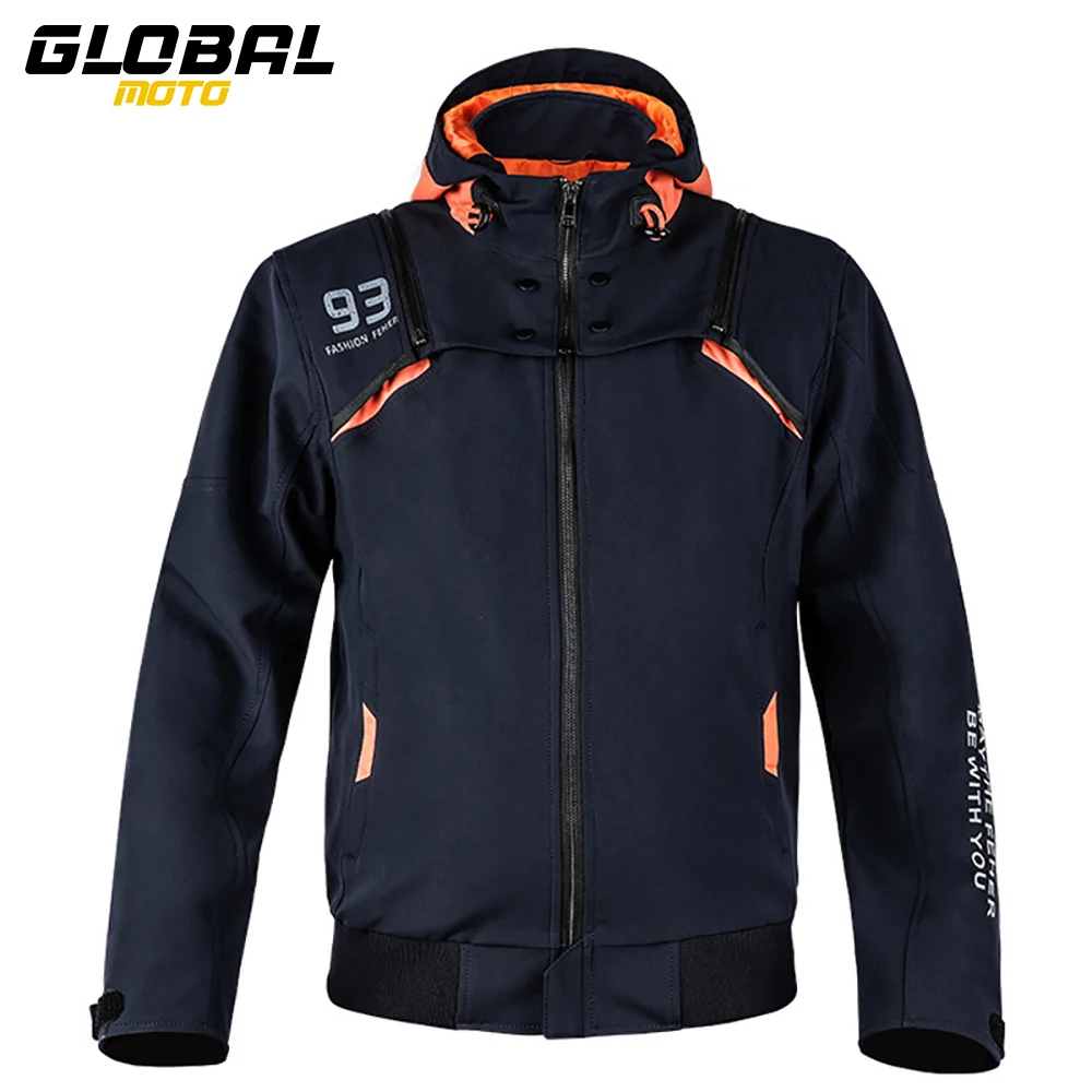 Waterproof Motorcycle Jacket Breathable Anti Drop Wear-resistant Racing Clothing Men Motocross Cycling Protective Jacket