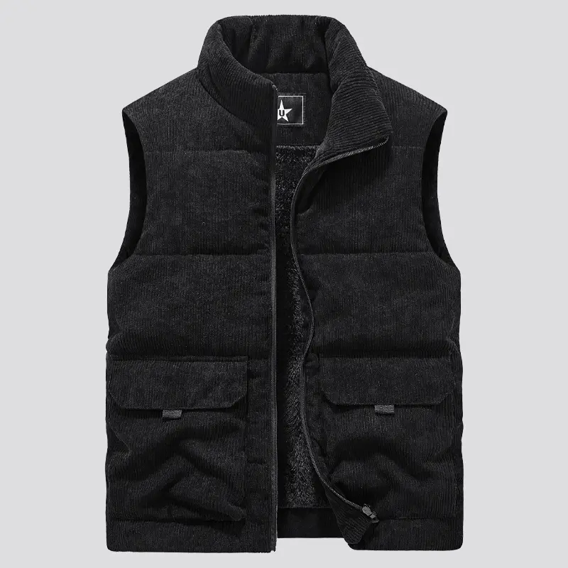 Winter Male Fleece Warm Vest Coats Men Stand Collar Army Thicken Waistcoats Clothing Mens Jacket Sleeveless Vest - Image 7