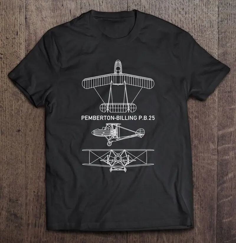 Pemberton-Billing Pb 25 Ww1 British Biplane Scout T Shirt